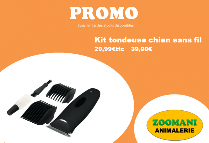 Promo kit tondeuse